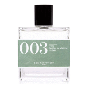 Bon Parfumeur 003 Yuzu, Feuilles de violette, Vétiver